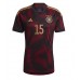 Camisa de Futebol Alemanha Niklas Sule #15 Equipamento Secundário Mundo 2022 Manga Curta
